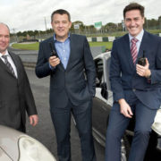 Pictured from left to right are: Dean Reardon, sales executive, EMR, Mark Quinn, managing director, EMR and Roddy Greene, general manager, Mondello Park