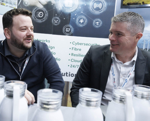 Solar Ireland Annual Conference with the EMR team of l-r: Oisin O'Malley and Dominic Crudden